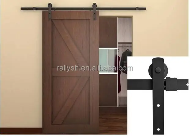 2015 high quality furniture hardware hang sliding barn door rollers