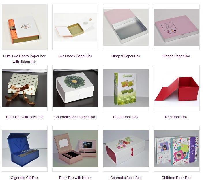 product type: customize your paper box with your logo & design