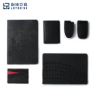 Leather Pu products notebook Card pocket key ring bag passport staple wallet full gift sets