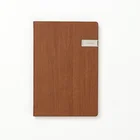 2019 Leather Journal Wood grain Notebook and Diary for Office and School Supplies