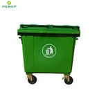 Factory plastic 1100 l outdoor wheelie bin 1100 container garbage en 840