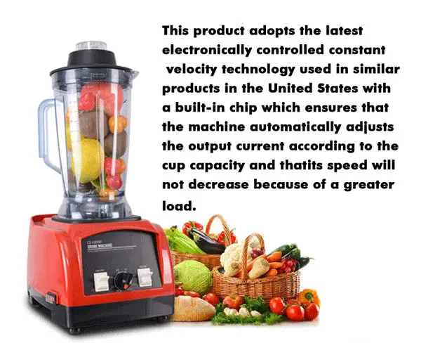 Heavy duty 3L large capacity commercial smoothie to go blender