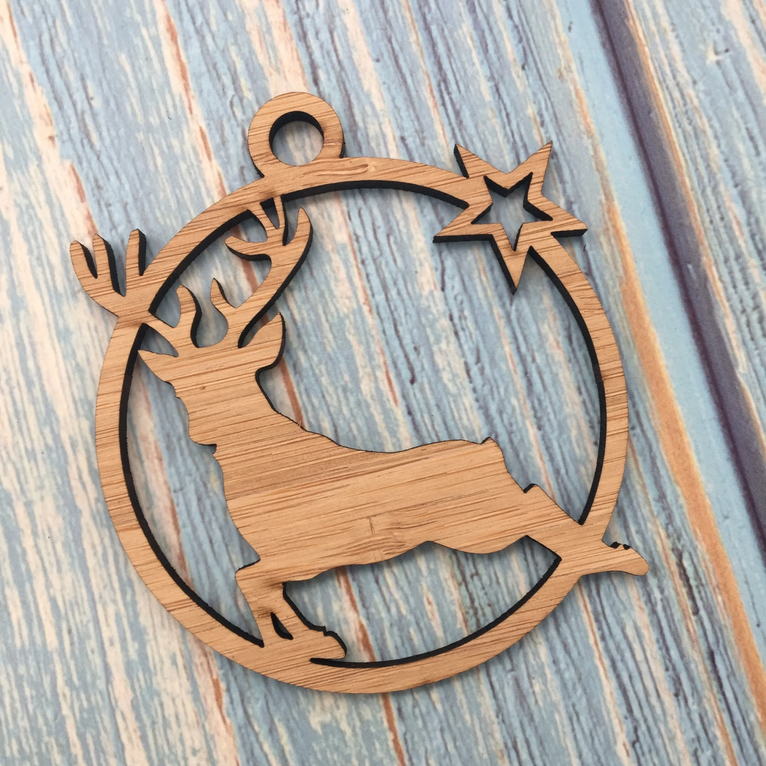 wood xmas ornament wood ball laser cut christmas ornament