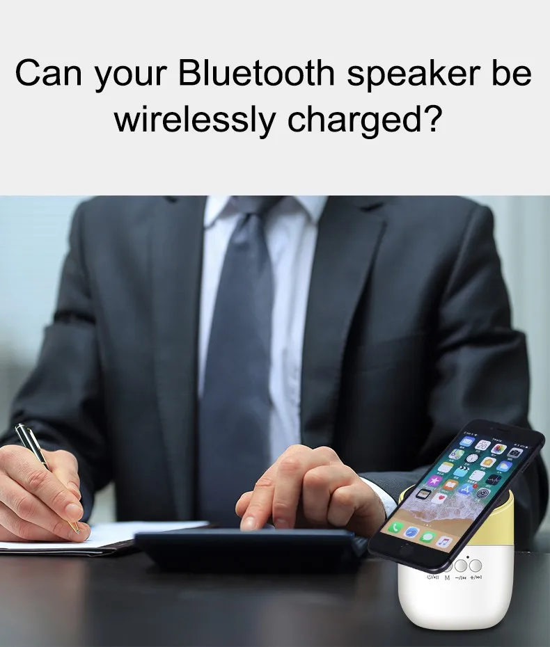 LW-004 wireless charger bluetooth wireless speaker bass caixa de som subwoofer led anker wireless bluetooth speaker - ANKUX.COM