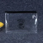 China factory Wholesale high quality logo printed thicker clear pvc pouch for cosmetic package