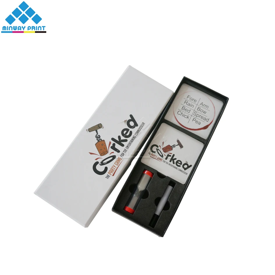 high good quality handmade rigid cardboard packaging paper gift