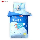 Cartoon Rock Cartoon Cute Korean Home Goods Textile Full Queen Size 100% Cotton Polyester Bed Sheet , Baby Kids Bedding set
