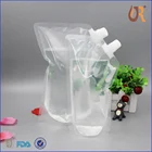 Disposable Disposable Plastic Bag Wholesale Clear Plastic Disposable Spout Bag For Drink Juice/water/liquid