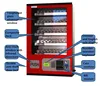 qr code vending machine/wall mounted vending machine/perfume vending machine