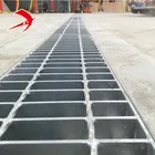 Hot dip galvanized drain rainwater drainage channel covering floor grating stainless steel grating price