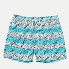 Custom Men Summer 100% Polyester cool sublimation beach short Breathable Swim Trunk