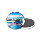 Advertising Product Wholesale Custom Latest Designs San Marino Glass Animals Customized Crystal Qatar Fridge Magnet