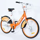 24 inch spokes wheel sharing bike in public city bicycle