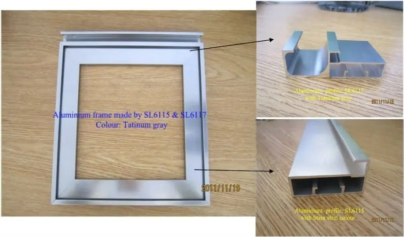 Para La Puerta Del Gabinete Marco De Aluminio - Buy Marco De Aluminio