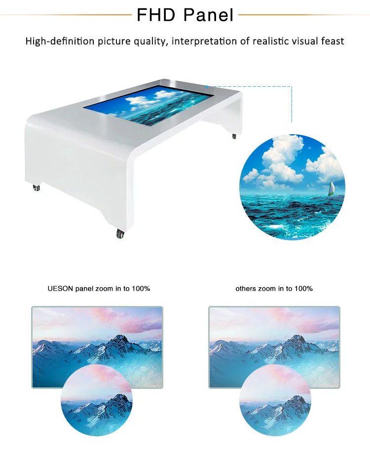 table touch digital signage