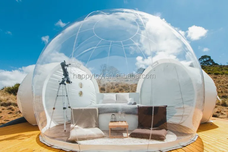 outdoor camping bubble house 5l*3dia*2.