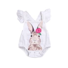 Newborn baby romper kids easter clothes plain baby clothing romper jumpsuit