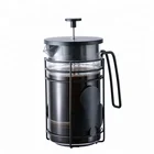 1000ML Custom Black High Borosilicate Glaass Manual Filter Coffee Maker Portable