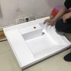 Bathroom Acrylic Stone Counter Wash Basin