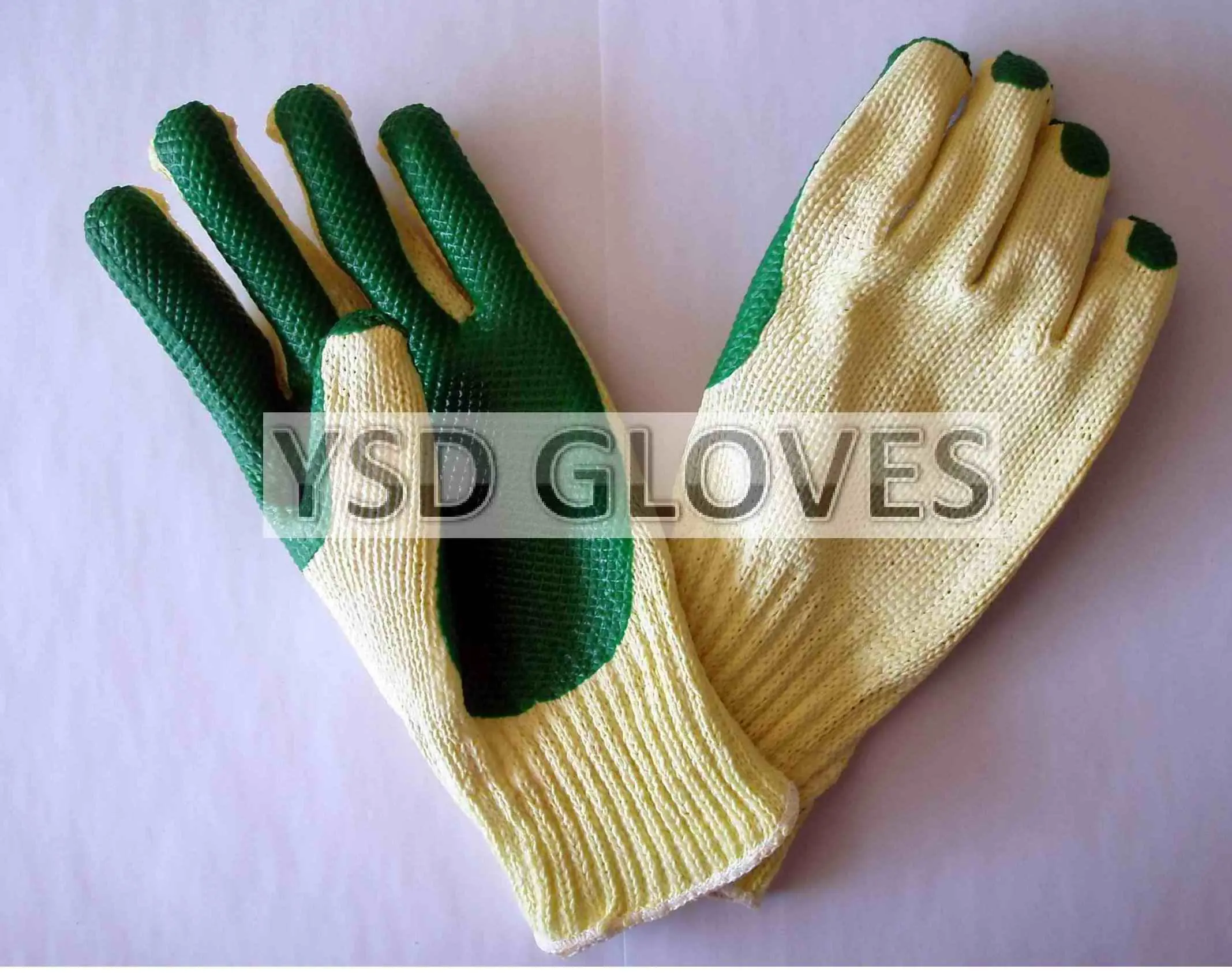 Guantes recubiertos de caucho vulcanizadoGuantes de Seguridad