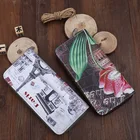 Alibaba leather wallet manufacturer hot sale Paris print wallet