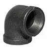 black / galvanized malleable cast iron pipe fittings ,elbow ,union , tee, cross, socket