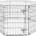 Foldable Metal Pet Exercise And Playpen Durable Customized Crate For Dog Cat
