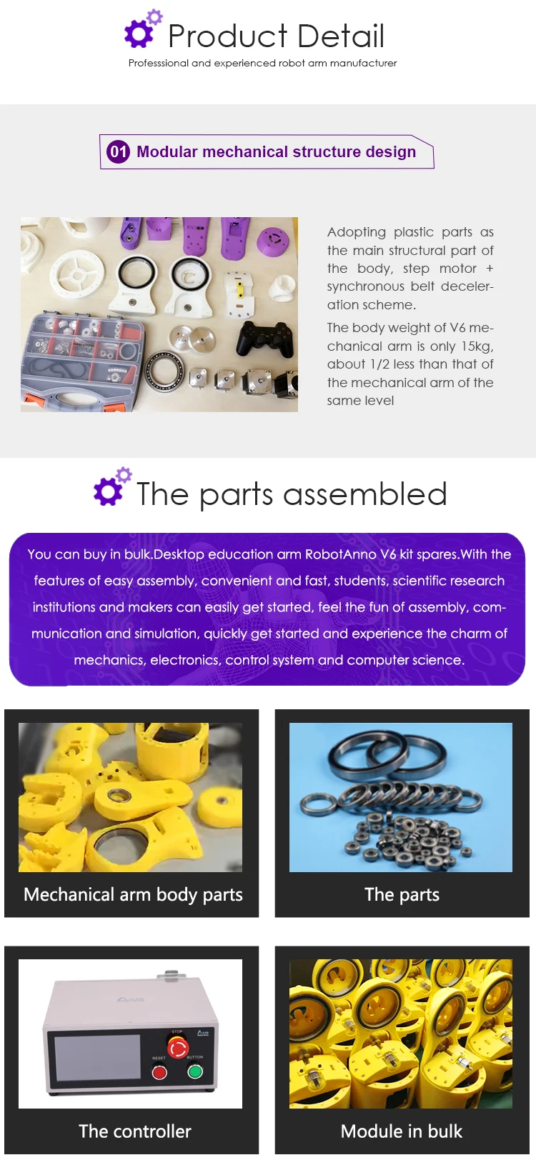 Toy Labeling Aluminium Camera Polishing Robot Arm Wholesale