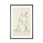 Hot Abstract sexy Line Poster Girls Room Home Deco Wall Art Canvas Painting photo