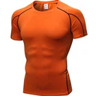 Custom gym shorts Training Gym quick dry t-shirt running fitness polyester sport wear