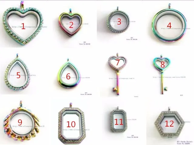 stainless steel silver plating wedding locket with crystal rhinestone zircon