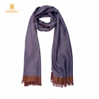 Double-layer Screen Print Silk Twill 14mm Scarf Tassel Suzhou
