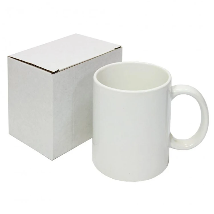 personalised printed photo mug white gift paper box