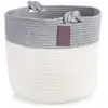 Extra Large Storage Baskets Cotton Rope Basket Woven Baby Laundry Basket with Handle
