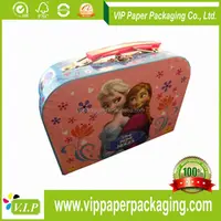 new style stylish babies suitcase paper gift box