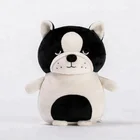 OEM best made cute design stand animal stuffed bulldog animal plush toy