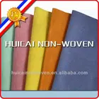 Yellow non-woven kitchen dish cloth (50%viscose, 50%polyester)