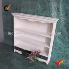 French style wooden storage shelf with 3 drawer