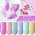China Esmalte Glaze UV Transparent Glass Gel Lucky Nail Polish Sets