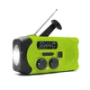 dynamo emergency solar hand crank mini am fm portable radio a with flashlight
