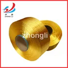 polyester yarn FDY 300D/96F golden color and dope dyee colors TBR FDY YARN