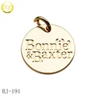 18mm gold alphabet letters logos stamping name metal bracelet charms pendant