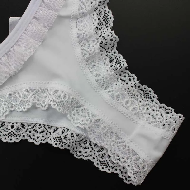 Stock high-grade summer style daily Ice silk lift hips Women Lace Sey Panties comfortable Underwear Seamless Briefs Thong Linger