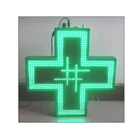 Hipo shenzhen factory Pink /blue/green/white/yellow/red p10 outdoor /semi-outdoor led sign / cross LED display