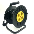 European Cable Reel 25m Sizes Electric Retractable Extension Cable Power Reel Cable Reel Drum Roller