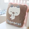 Portable soft cute blanket pillow baby pillow and blanket inside pillow cushion