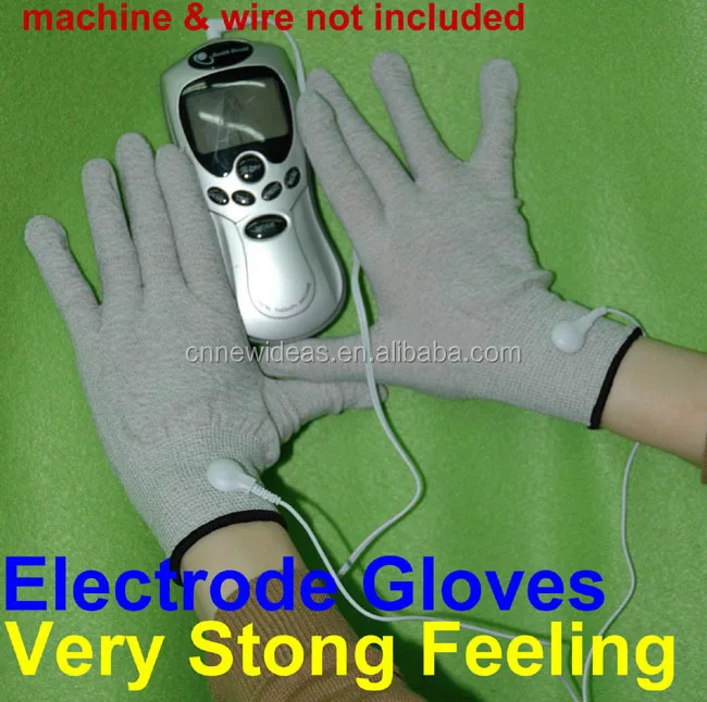Conductive Massage Electrode Gloves For Tens/ems Machines,To Relief The