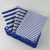Wholesale Cheap Cotton Blue Stripe Kitchen Tea Towel