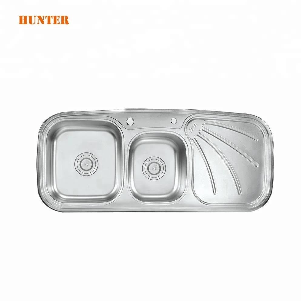 wholesale custom utility double bowl kitchen sink