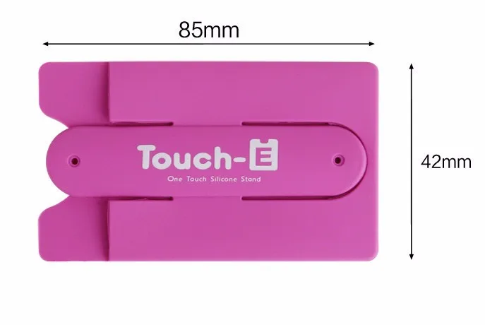 universal stand silicone mobile phone card holder
